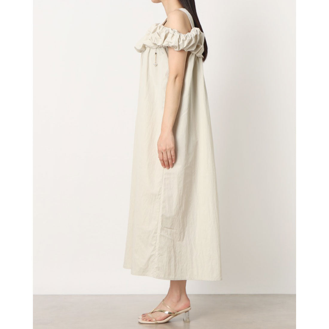 ラテラテ lattelatte バルーンワンピース （エクリュ） エクリュ