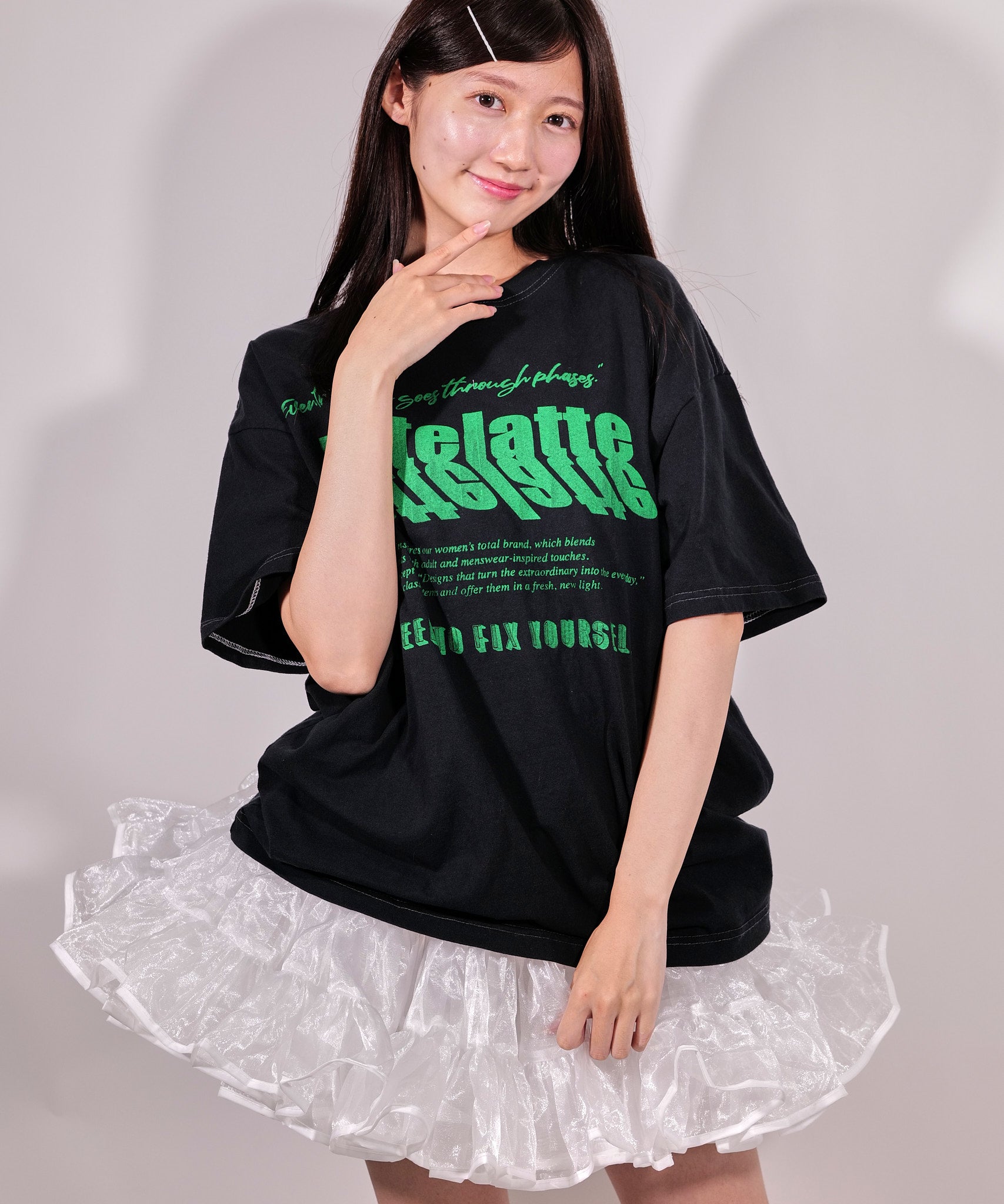 ラテト latteto めいどりーみんコラボ 黄金比率パニエ Golden Ratio Pannier （ホワイト） ホワイト