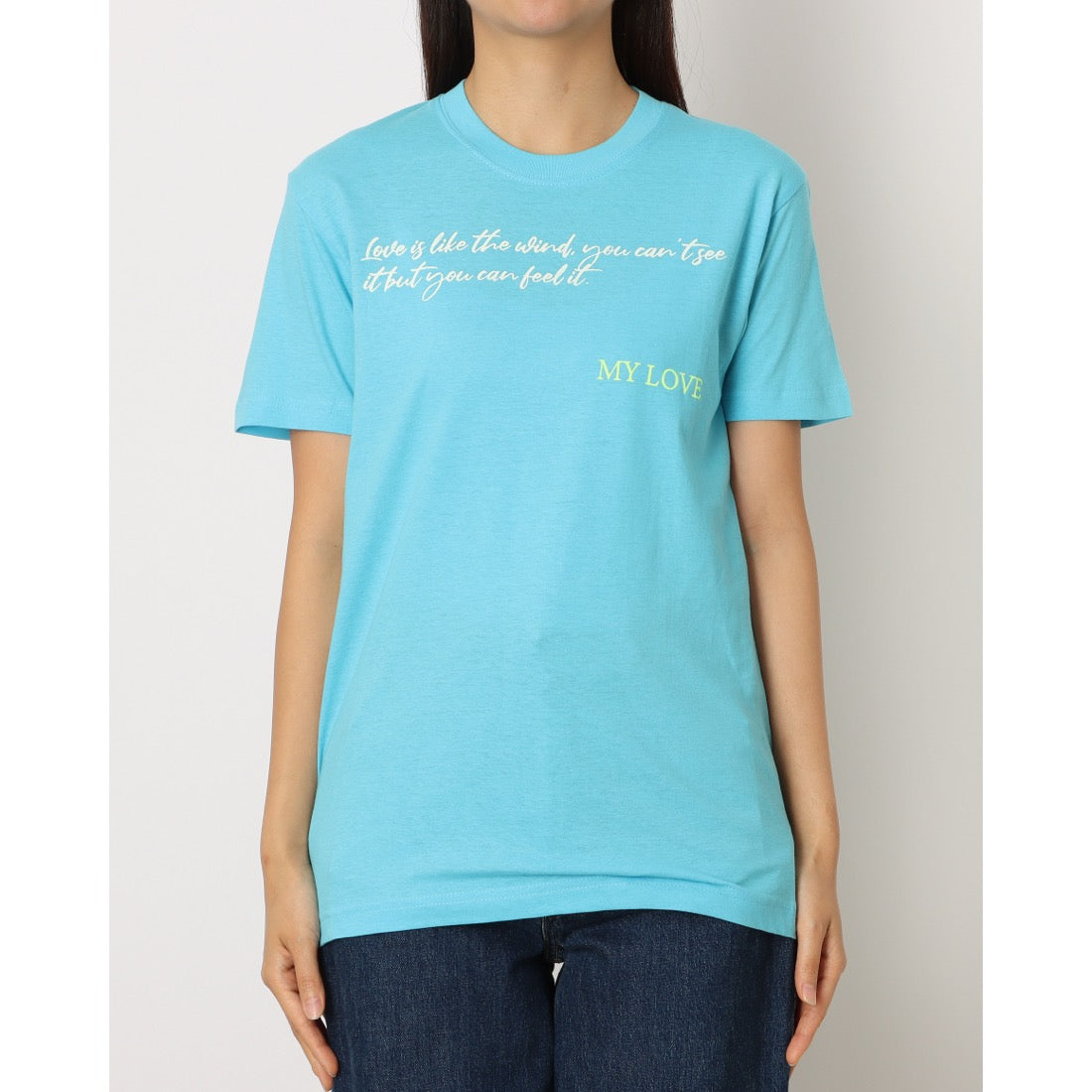 ラテト latteto グラフィックT-shirt （ブルー） ブルー