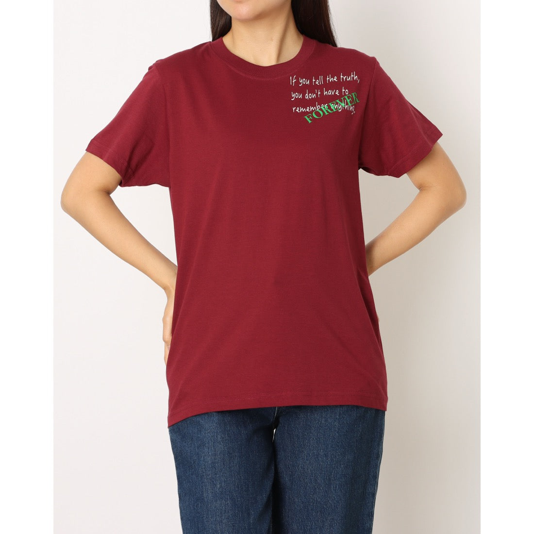 ラテト latteto グラフィックT-shirt （バーガンディー） バーガンディー