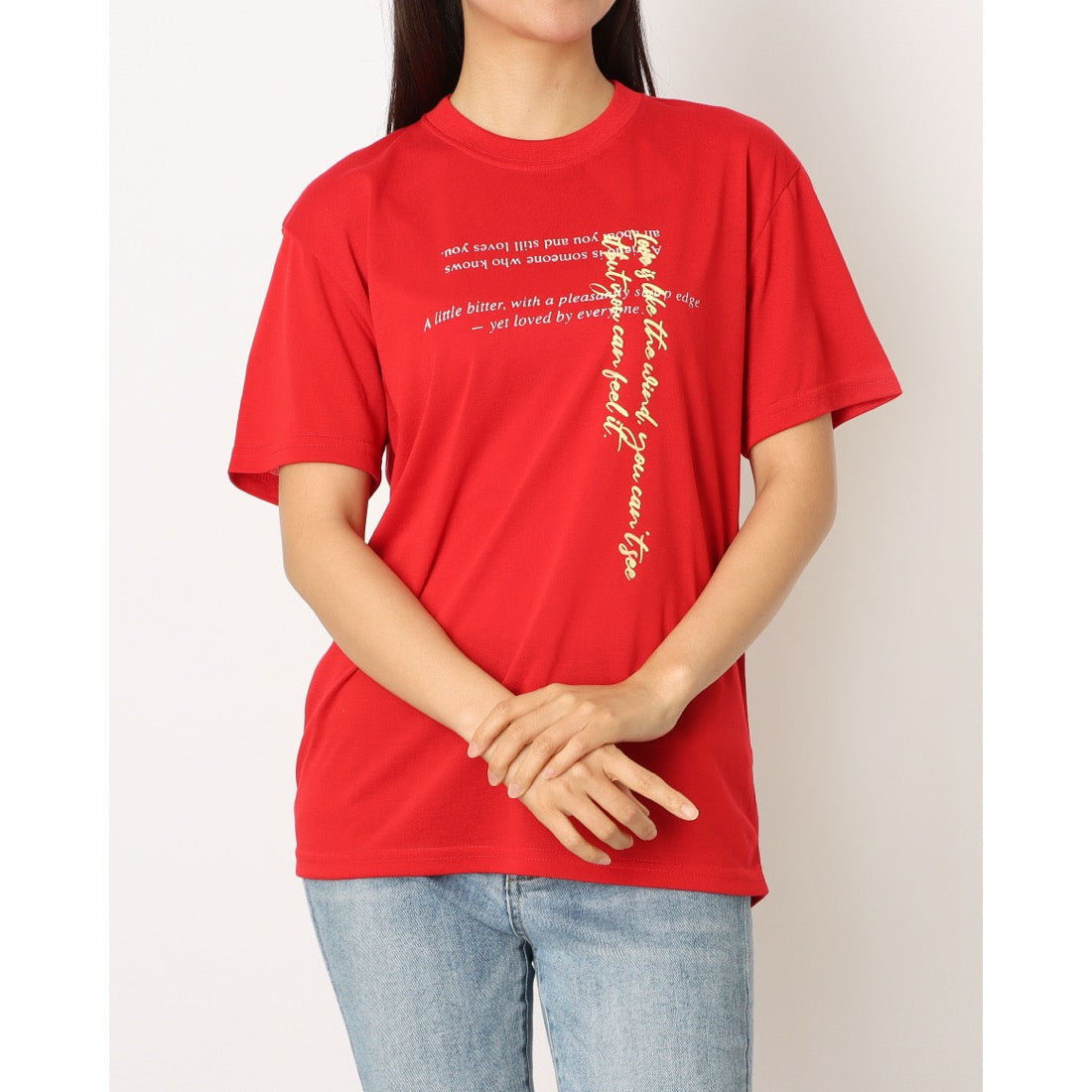 ラテト latteto グラフィックT-shirt （レッド） レッド