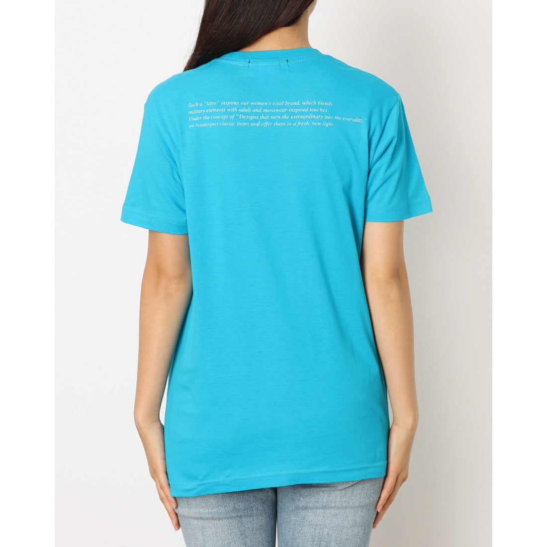 ラテト latteto ロゴT-shirt （ターコイズブルー） ターコイズブルー