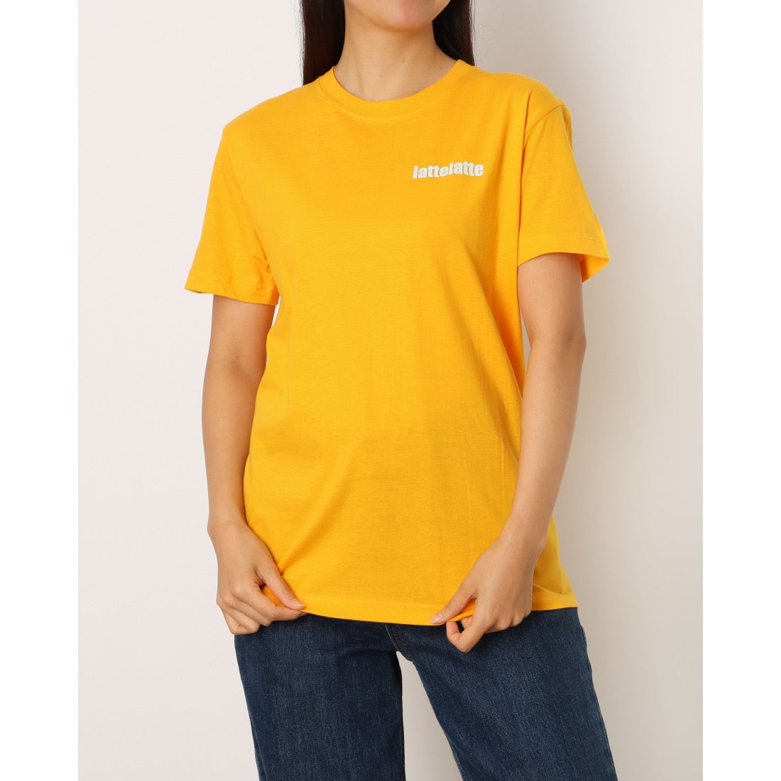 ラテト latteto ロゴT-shirt （ライトオレンジ） ライトオレンジ