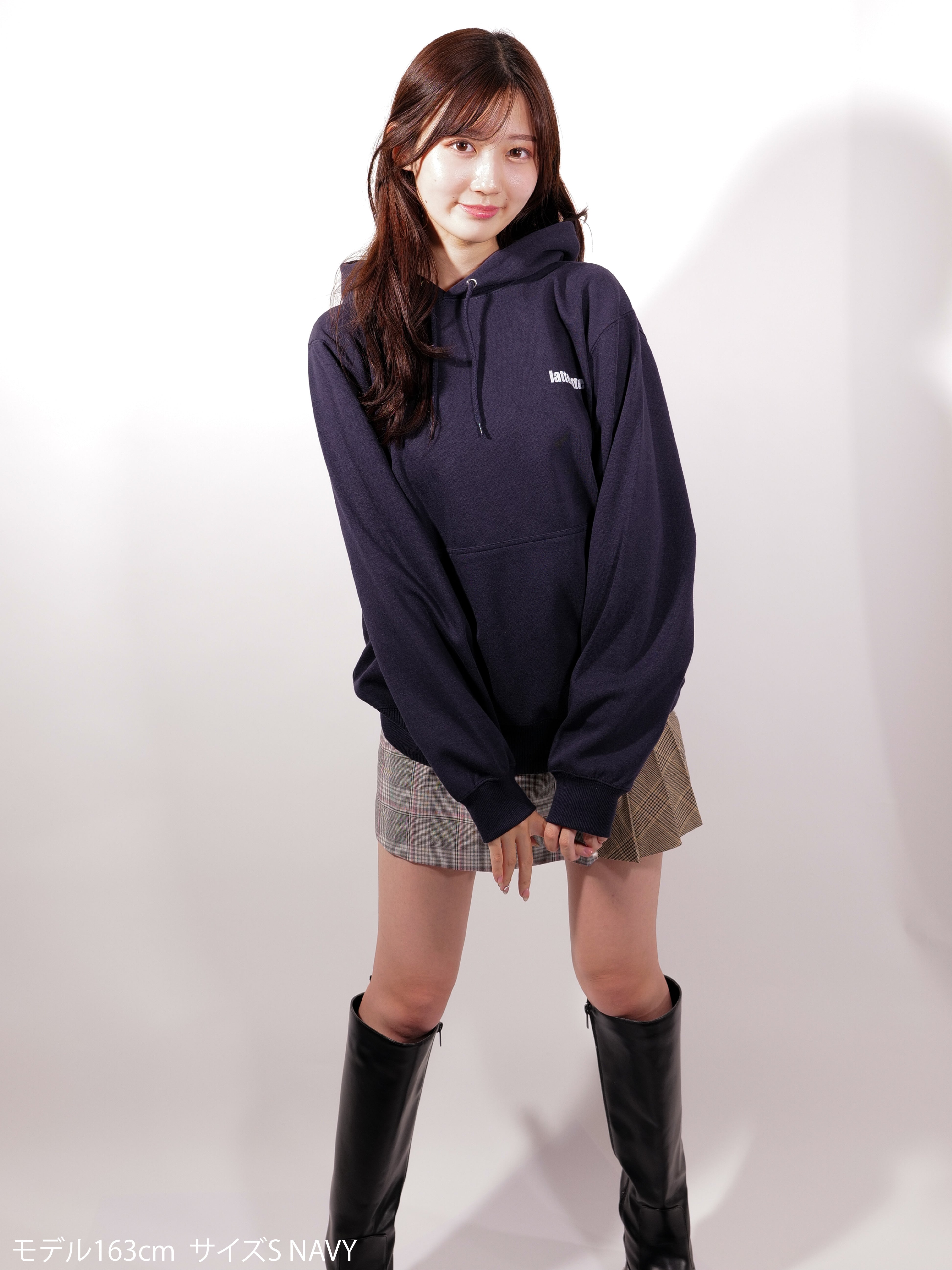 ラテト latteto ロゴプリントパーカー / LT25PPK02 （ネイビー） ネイビー