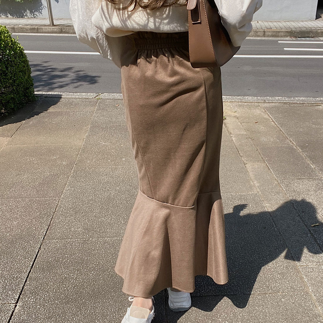 ラウアー LAUIR スリットマーメイドロングスカート