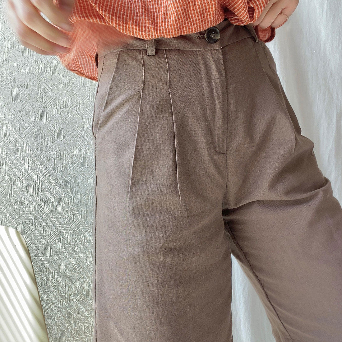 ラウアー LAUIR リネン混ショートパンツ