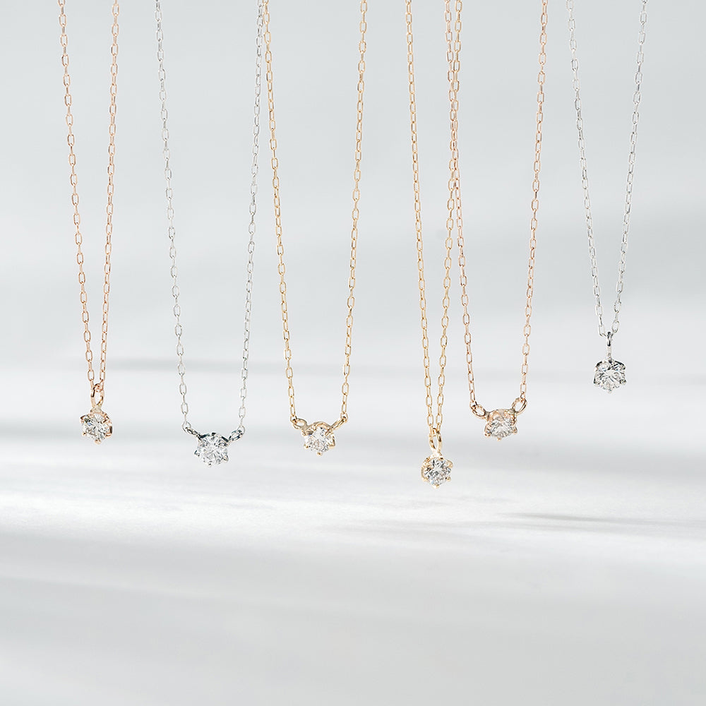 エルアンドコー L&Co. K18ダイヤモンド0.10ctネックレス （イエローゴールド） イエローゴールド