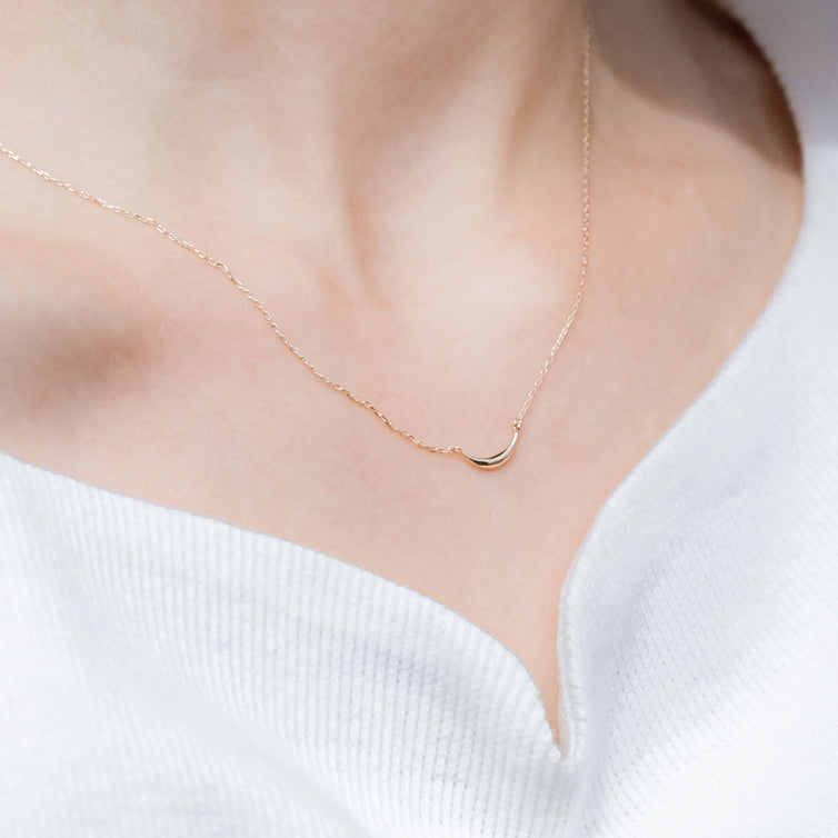 エルアンドコー L&Co. K10アークネックレス （イエローゴールド） イエローゴールド