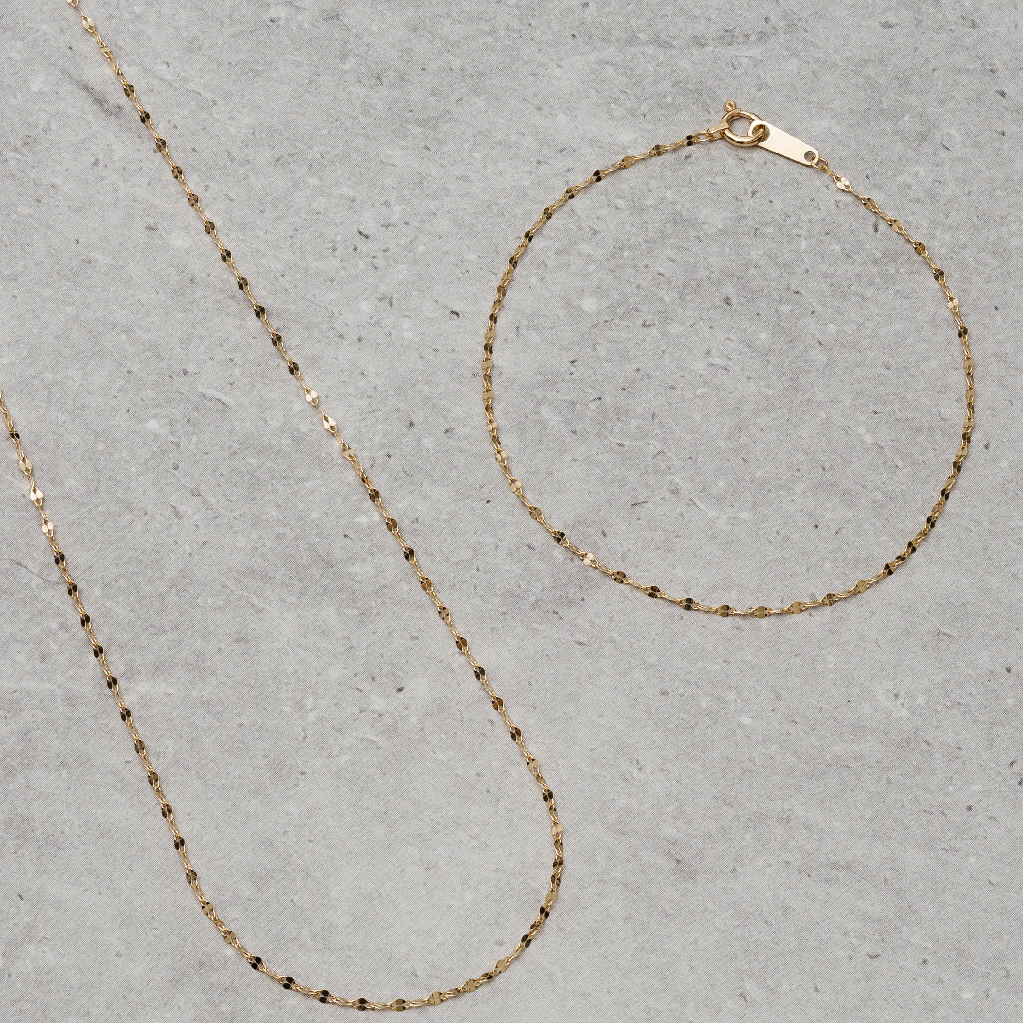 エルアンドコー L&Co. K10ファンタジアセット【ロングネックレス＆ブレスレット】 （イエローゴールド） イエローゴールド