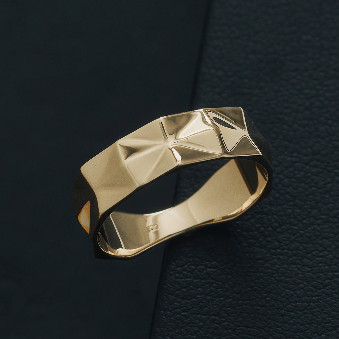 エルアンドコー L&Co. K10デザインリング （ゴールド） ゴールド