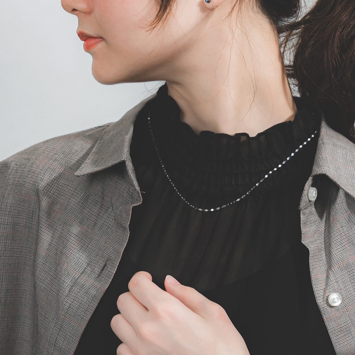 エルアンドコー L&Co. PT850チェーンネックレス （シルバー） シルバー