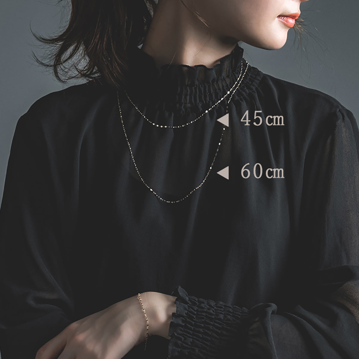 エルアンドコー L&Co. PT850チェーンネックレス （シルバー） シルバー