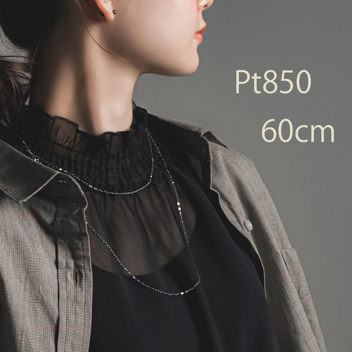 エルアンドコー L&Co. PT850チェーンネックレス （シルバー） シルバー