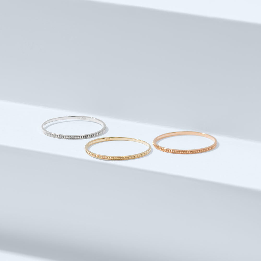エルアンドコー L&Co. K10レイヤードリング （ピンクゴールド） ピンクゴールド