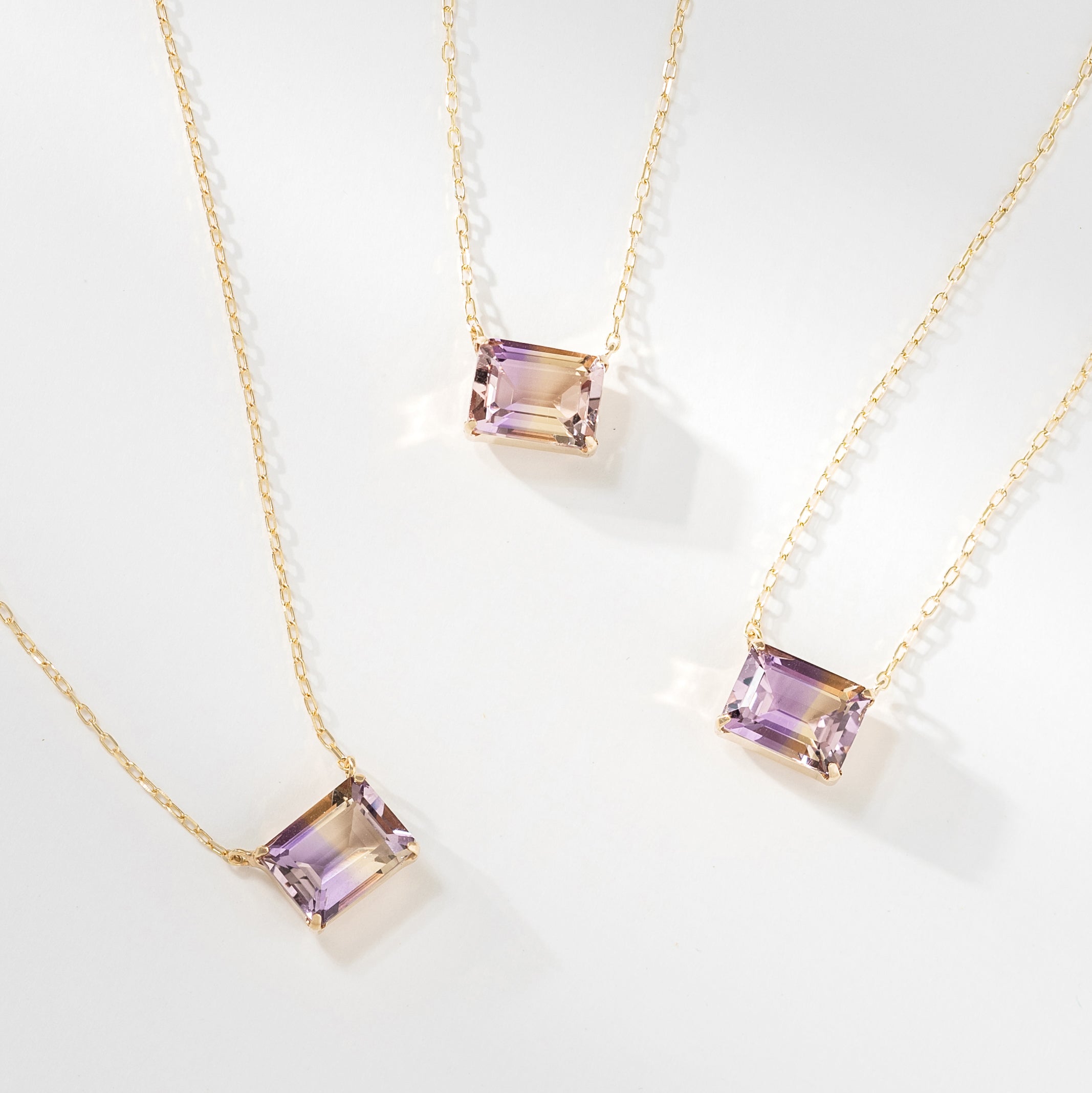 エルアンドコー L&Co. K10アメトリンネックレス （イエローゴールド） イエローゴールド