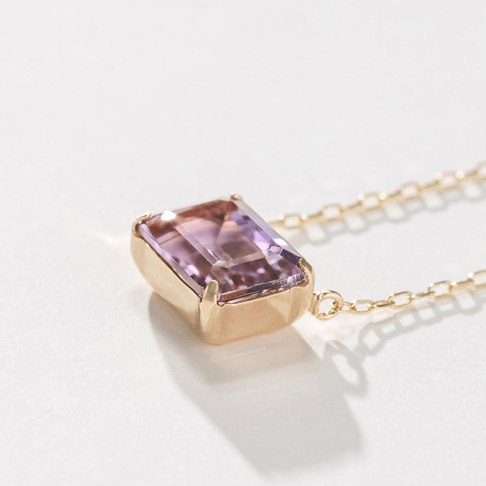 エルアンドコー L&Co. K10アメトリンネックレス （イエローゴールド） イエローゴールド