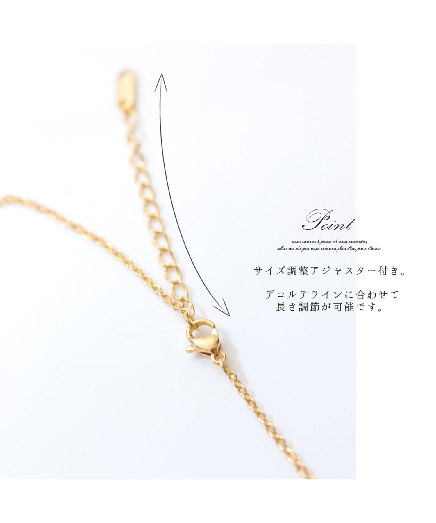 ニノン ninon 【5種展開】トレンドシンプルモチーフネックレス （Cタイプ ゴールド） Cタイプ ゴールド