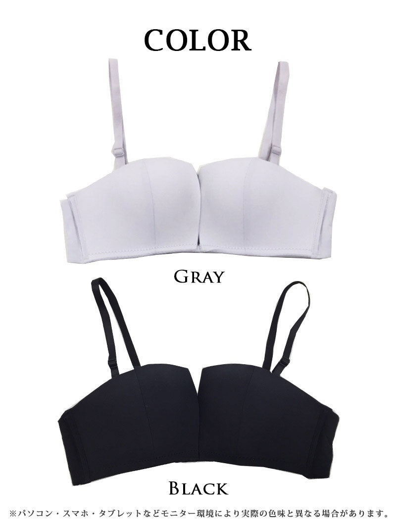 ボムシェル bombshell ブラトップ・チューブトップ・ベアトップ ブラトップ インナー 下着 シームレス オフショル 取り外し可能 ストラップ付き 盛れる 2way 厚手パッド bomb