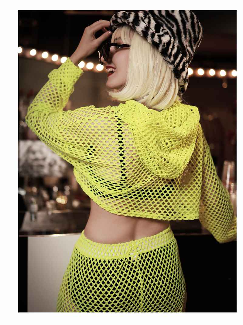 ボムシェル bombshell パンツ・サルエルパンツ パンツ ロングパンツ サルエルパンツ メッシュ ボトムス ワンカラー コスチューム レディース ダンス衣装 ヒップホップ衣装 bombs