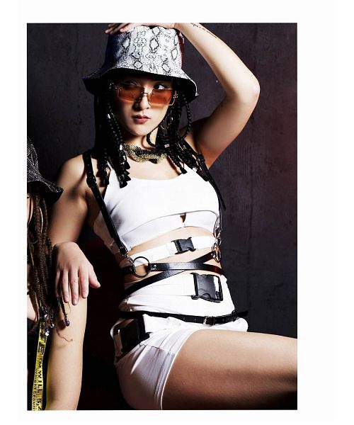 ボムシェル bombshell セットアップ セットアップ レギンス バックル ハーネス ボンテージ セクシー インポート ダンスウェア ダンス衣装 コスチューム bombshell