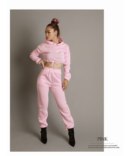 Bombshell setup sweat setup hoodie pastel color dance outfit costume lesson wear short length sporty Bbomb