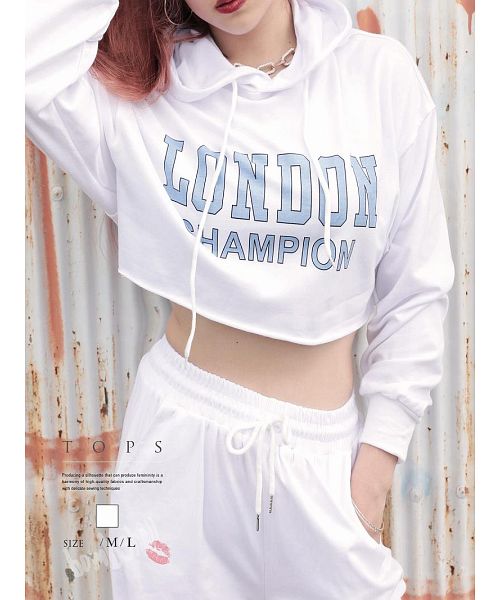 Bombshell hoodie/trainer short length hoodie white print long sleeve short dancer costume street cheap trainer Bbomb