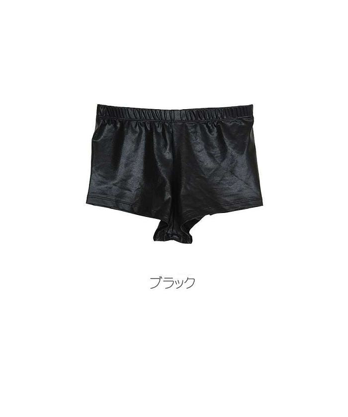 ボムシェル bombshell インナーパンツ・ショートパンツ ショートパンツ ブルマ ハイウエスト ホットパンツ インナーパンツ マイクロミニ メタリック ダンス衣装 コスチューム ステージ