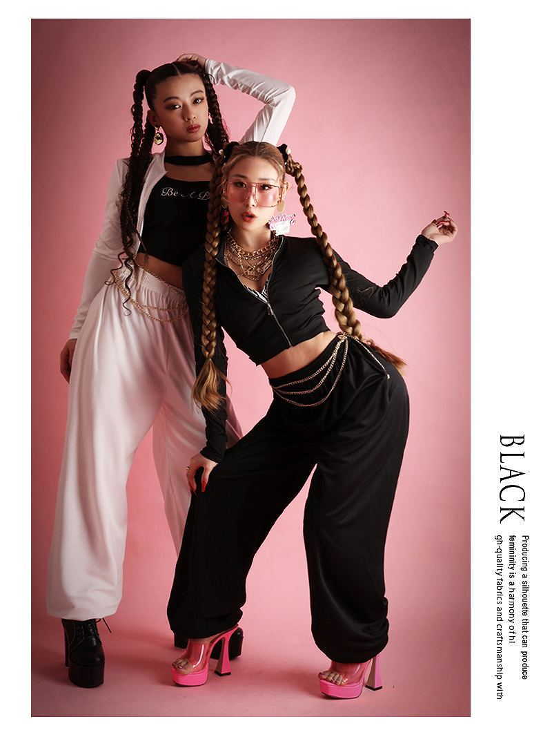 bombshell Sweat Sweatpants Dance Pants Baggy Pants HIPHOP Dance Practice Wear Lesson Wear Color Pants Costume Lightweight bombshell