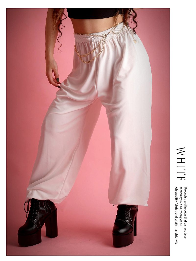 bombshell Sweat Sweatpants Dance Pants Baggy Pants HIPHOP Dance Practice Wear Lesson Wear Color Pants Costume Lightweight bombshell