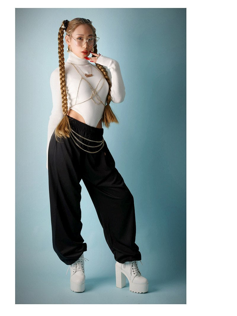 bombshell Sweat Sweatpants Dance Pants Baggy Pants HIPHOP Dance Practice Wear Lesson Wear Color Pants Costume Lightweight bombshell