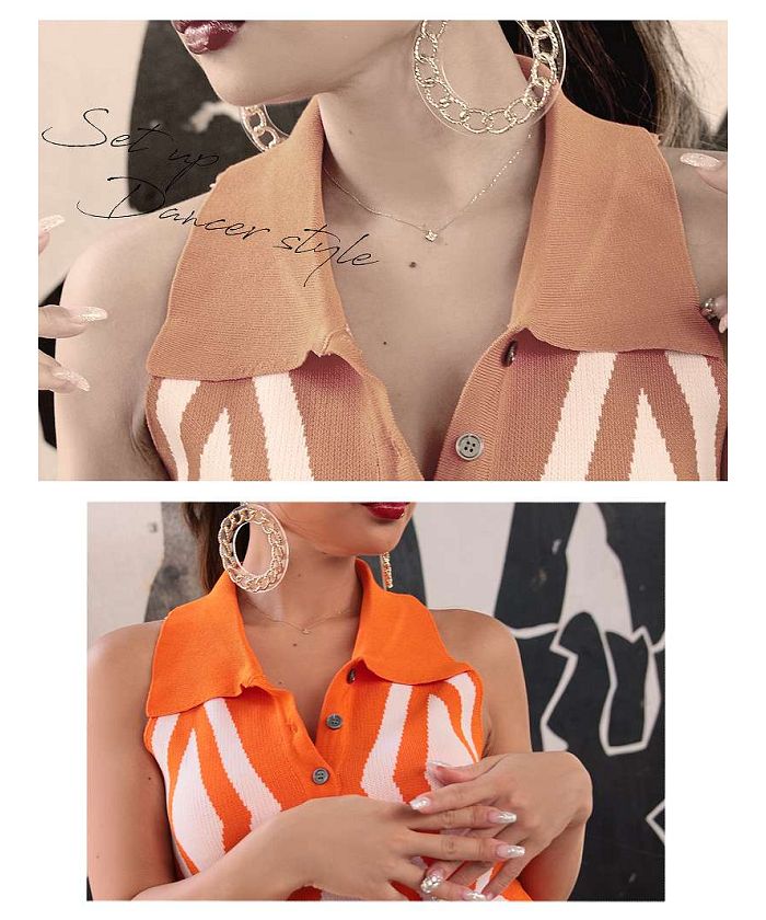 Bombshell dress retro mini dress sleeveless polo shirt style with collar party flashy reggae summer Bbomb