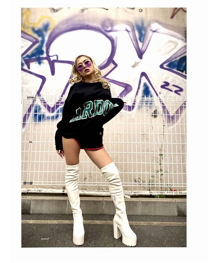 ボムシェル bombshell パーカー・トレーナー 裏起毛 オーバーサイズ トレーナー ロゴ スポーティ 長袖トップス B系 ストリート系 ヒップホップ ビッグサイズ Bbomb