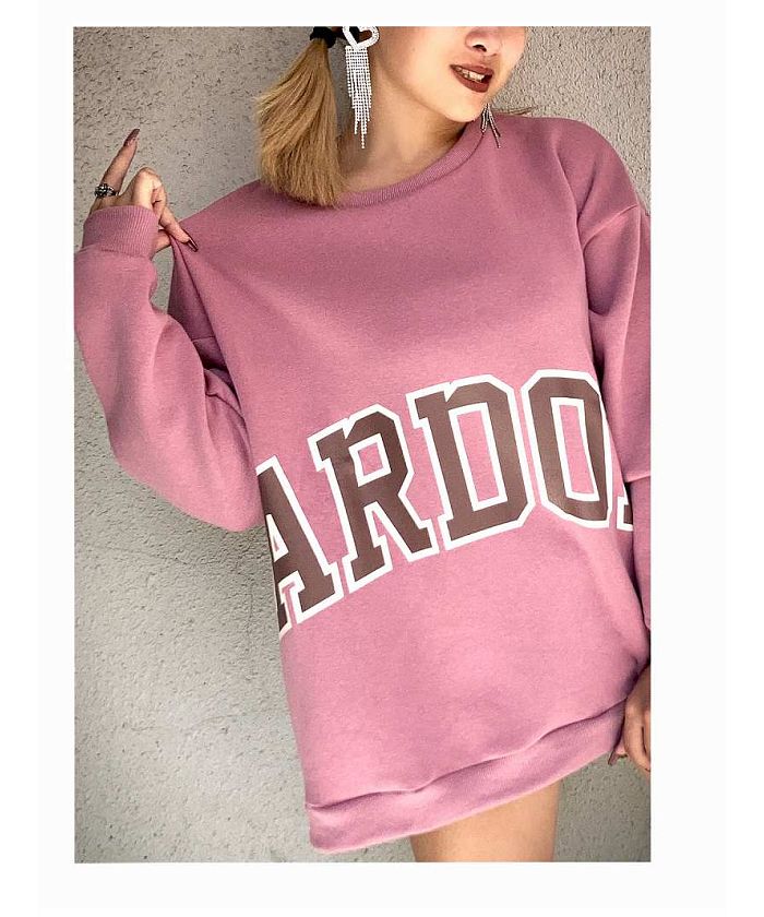 ボムシェル bombshell パーカー・トレーナー 裏起毛 オーバーサイズ トレーナー ロゴ スポーティ 長袖トップス B系 ストリート系 ヒップホップ ビッグサイズ Bbomb