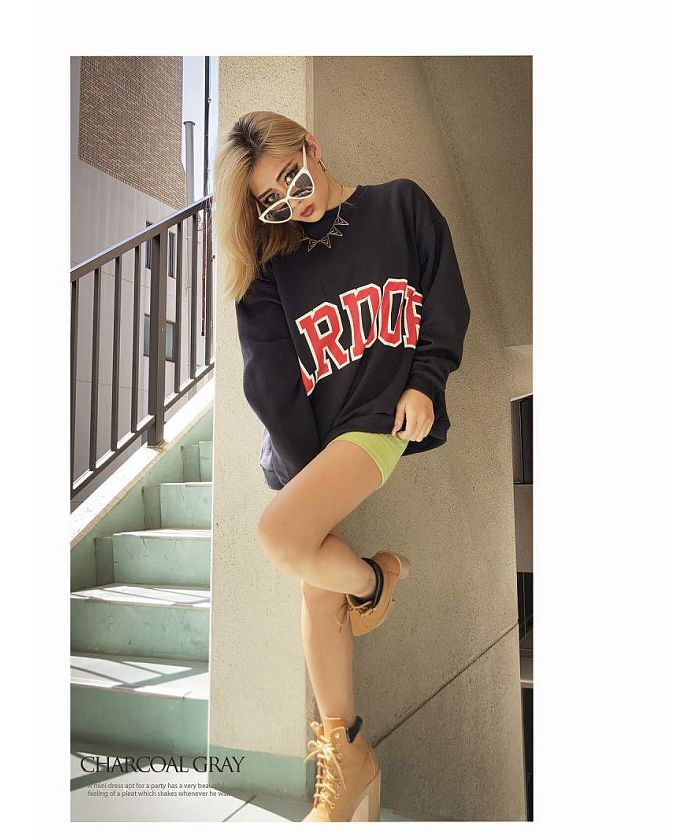 ボムシェル bombshell パーカー・トレーナー 裏起毛 オーバーサイズ トレーナー ロゴ スポーティ 長袖トップス B系 ストリート系 ヒップホップ ビッグサイズ Bbomb