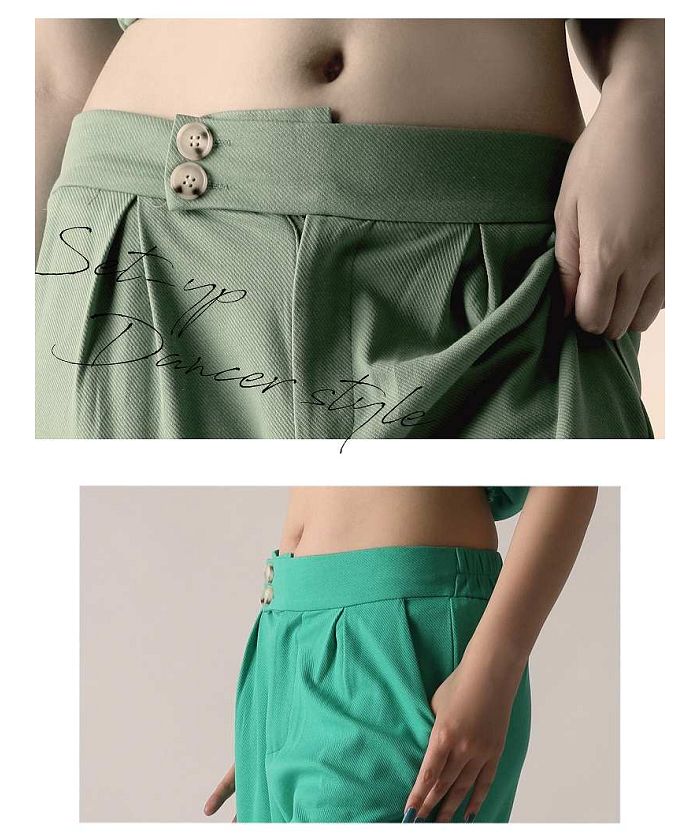 ボムシェル bombshell セットアップ セットアップ ショート ヘソ出し 半袖 ロゴ ワイドパンツ ドロスト ポケット ウエストゴム チャック Bbomb