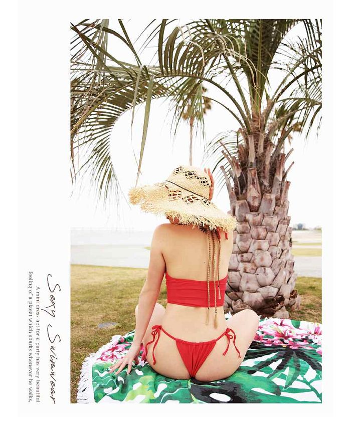 ボムシェル bombshell クラブダンサービキニ ビキニ 水着 セクシー ワンカラー 紐 レディース ホルターネック インポート 盛れる 海外 bombshell【返品不可商品】