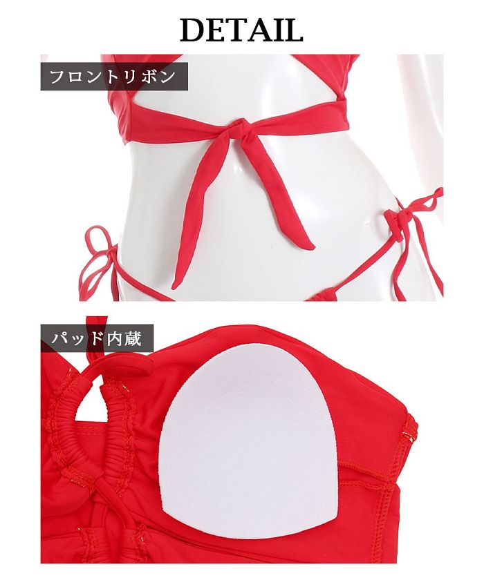 ボムシェル bombshell クラブダンサービキニ ビキニ 水着 セクシー ワンカラー 紐 レディース ホルターネック インポート 盛れる 海外 bombshell【返品不可商品】