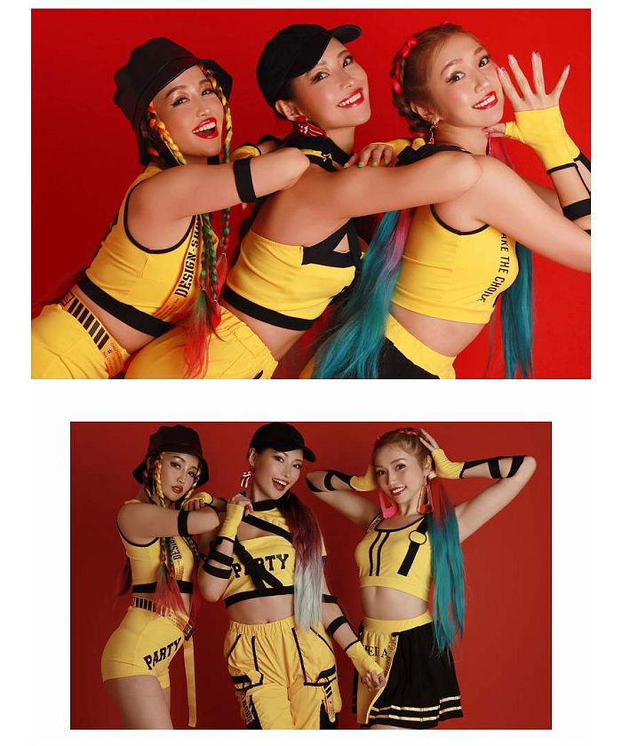 Bombshell setup setup import shorts cosplay buckle logo short sporty costume dance outfit bombshell