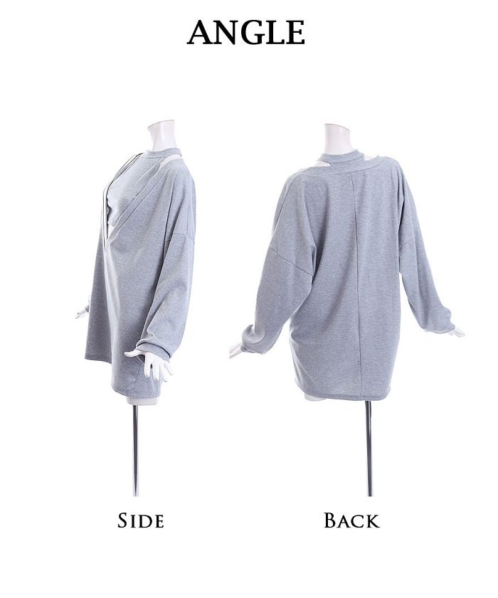 ボムシェル bombshell 長袖カットソー オーバーサイズ トレーナー キャミソール トップス セットアップ 海外 個性派 ダンサー 長袖 インポート Bbomb