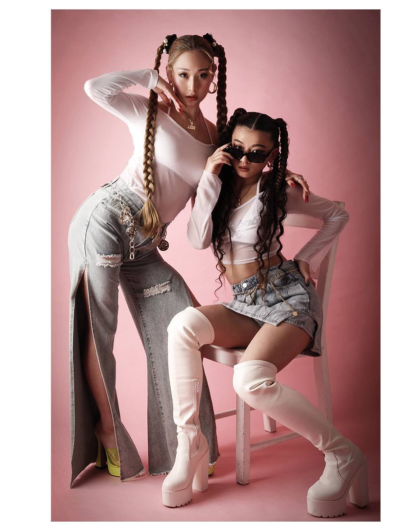 ボムシェル bombshell 長袖カットソー Y2K ギャルファッション 無地 メッシュトップス オフショル おしゃれTシャツ ホルターネック 平成ギャル GAL 長袖 Bbomb