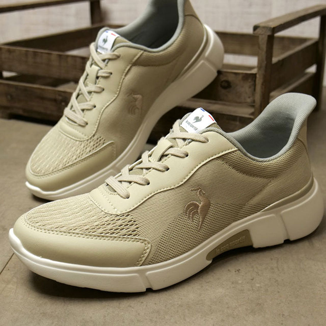 le coq sportif LCS LOIRE SK BGBW beige/brown [LU5SSN01LZ]