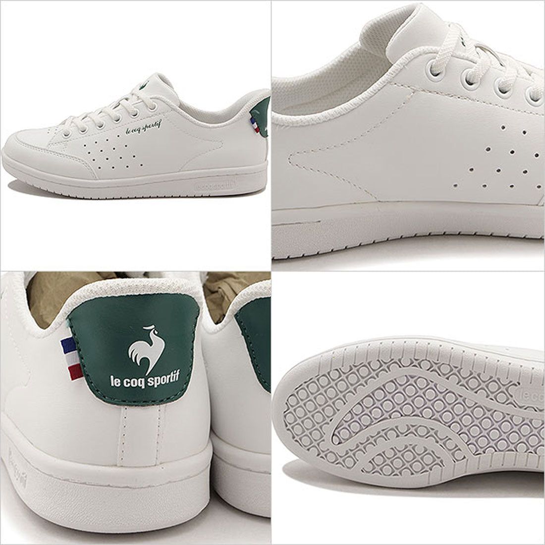 le coq sportif LA ROLAND SI WHGR white/green [LU5SSN22UZ]