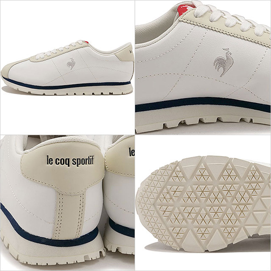 ルコックスポルティフ le coq sportif LCS MONTPELLIER GM II WHNV ホワイト/ネイビー [LU5FSN60UZ] （ホワイト/ネイビー） ホワイト/ネイビー