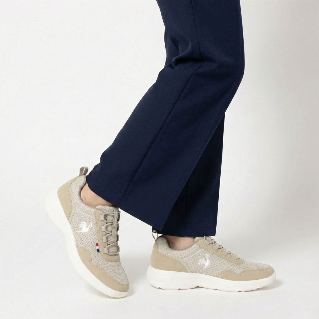 ルコックスポルティフ le coq sportif ラ ローヌ スニーカー （エクリュ） エクリュ