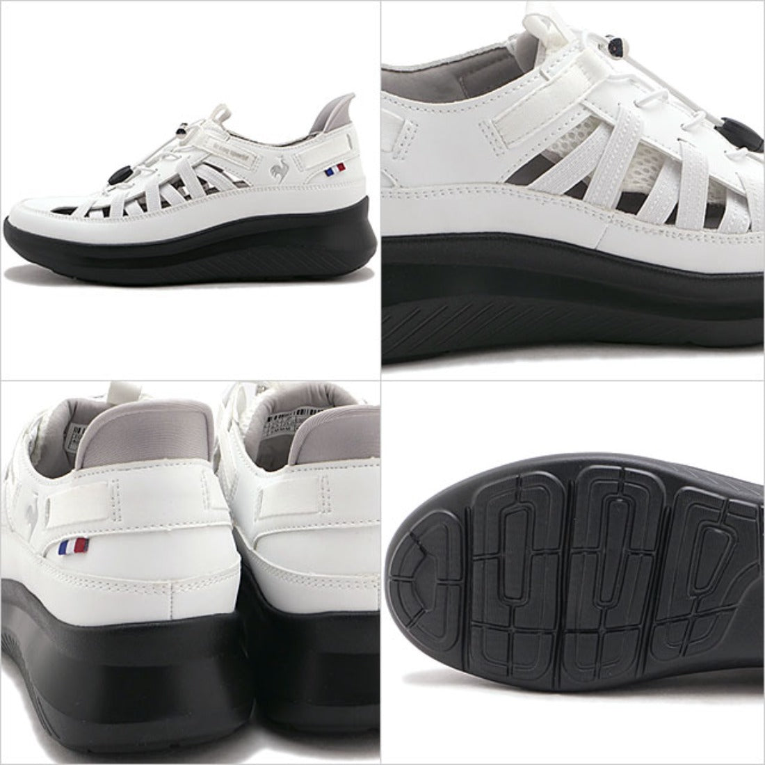 ルコックスポルティフ le coq sportif LCS MARNE SS SI WHSL ホワイト/シルバー [LU6SSN25LZ] （ホワイト/シルバー） ホワイト/シルバー