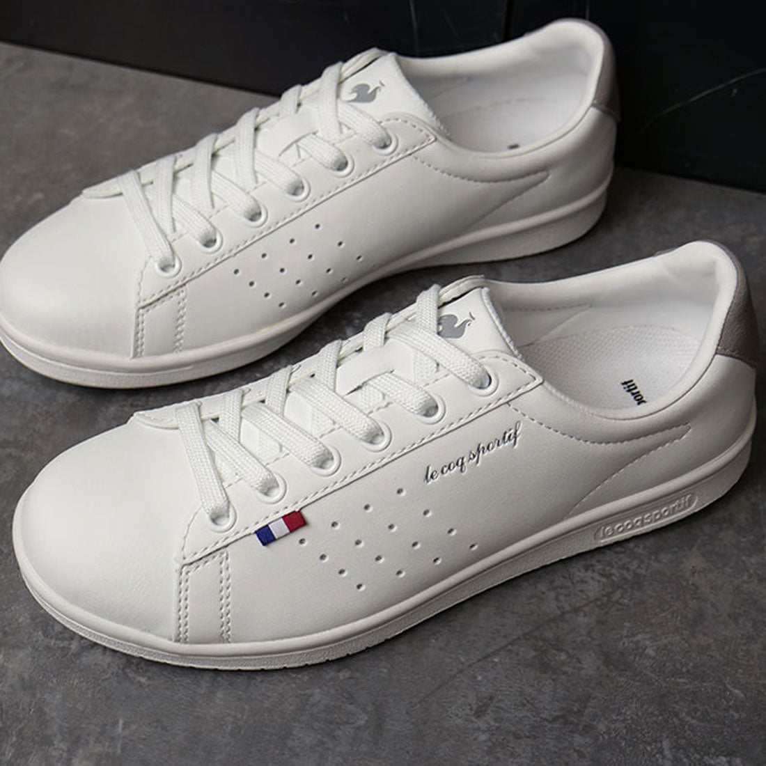 Lucox Portif le coq sportif le cortif la roland sl白色/灰色[QL1VJC02WG SS23]