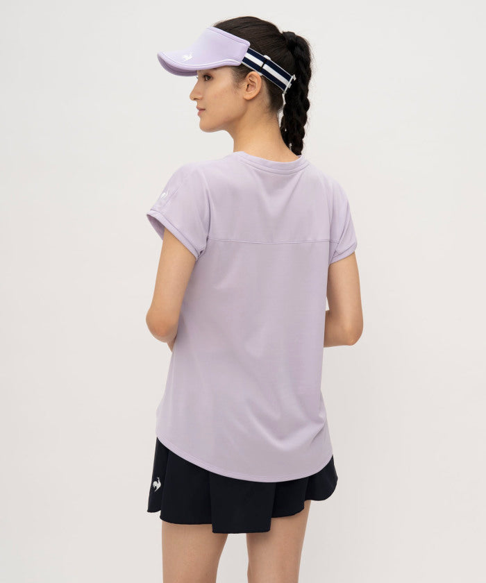 ルコックスポルティフ le coq sportif ルコックスポルティフ le coq sportif テニス テニス レディース 汗染み軽減プラクティスシャツ  QTWXJA06 （PP パープル） PP パープル