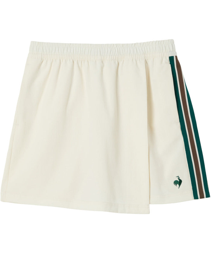 ルコックスポルティフ le coq sportif ルコックスポルティフ le coq sportif リブクロス キュロットスコート  LU5FSK00L （WH01 エッグホワイト） WH01 エッグホワイト