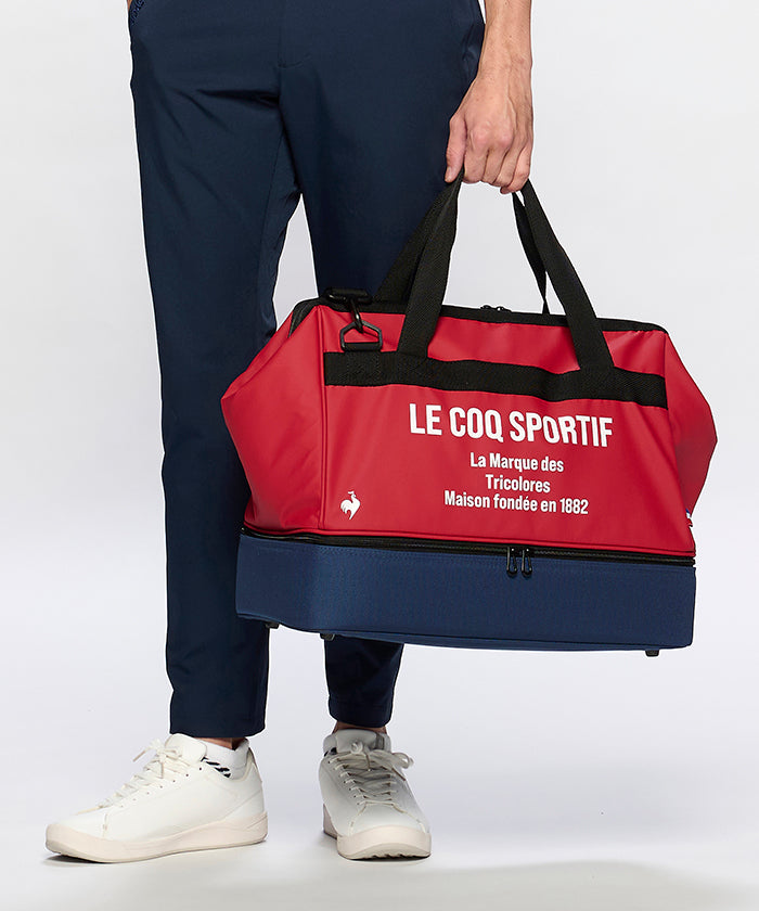 ルコックスポルティフ ゴルフ le coq sportif golf 二層式ボストンバッグ 約46×36×25,(RD00)レッド