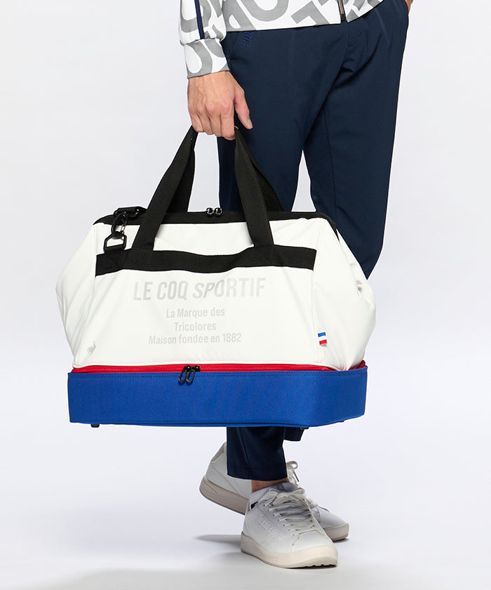 ルコックスポルティフ ゴルフ le coq sportif golf 二層式ボストンバッグ 約46×36×25,(WH00)ホワイト